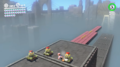 Motor Scooter Daredevil!: Mario driving to get a Power Moon in the Vanishing Road