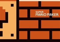 The front cover of the Super Mario Maker artbook