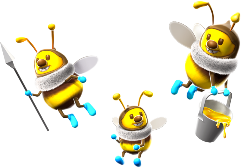 File:Bee Artwork - Super Mario Galaxy.png