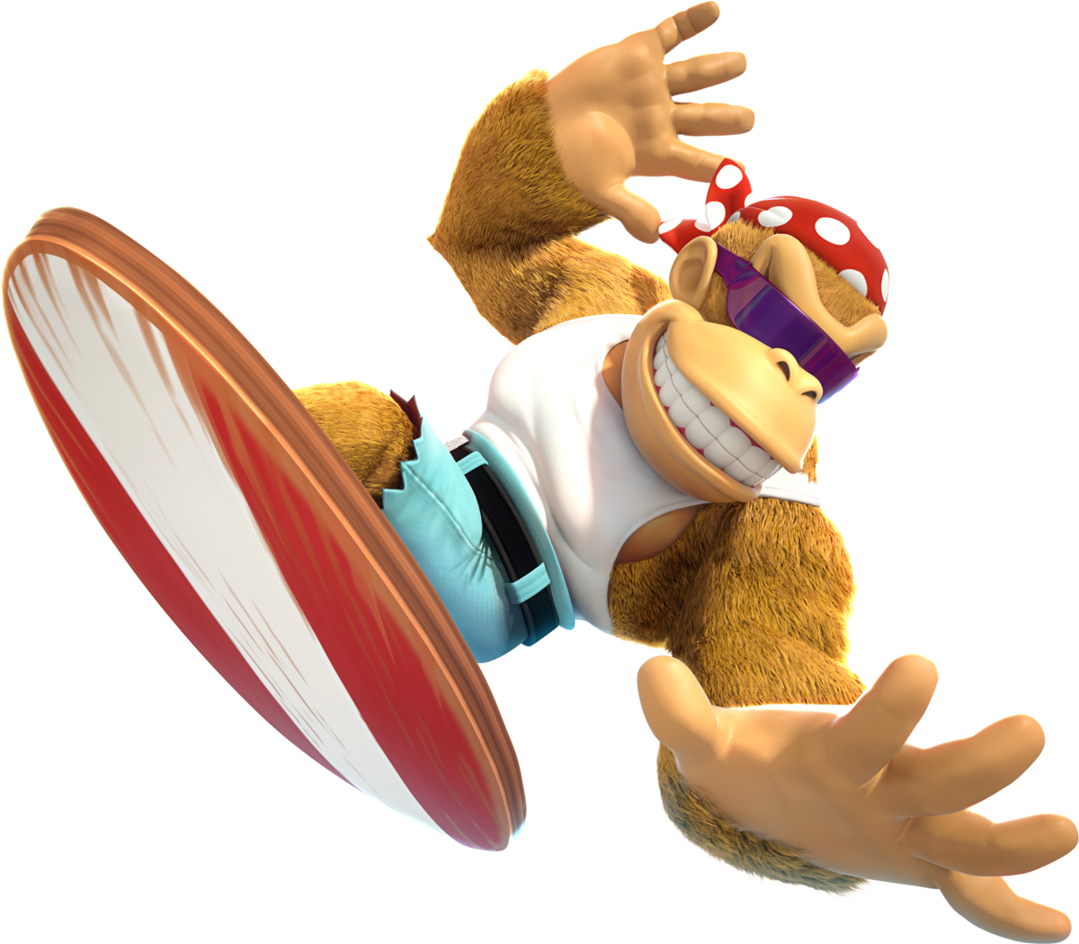 File Dkctf Funky Kong Artwork Png Super Mario Wiki The Mario