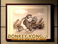 Photo of Donkey Kong Jr. in a Japanese promotional video for Super Mario Kart.