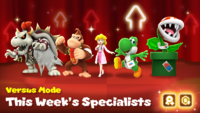 Fifth week's specialists