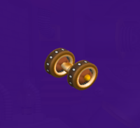 The Goomba Tires from Mario Party 5's Super Duel Mode.