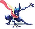 Greninja in Super Smash Bros. for Nintendo 3DS / Wii U.