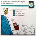 "Which waterfalls are the largest in the Americas?"