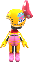 The Wendy Mii Racing Suit from Mario Kart Tour