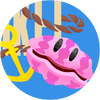A sticker from Mario Kart World