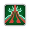 A sticker from Mario Kart World