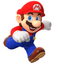 Artwork of Mario in Mario Party Superstars (originally used for Nintendo CSR Report 2021)