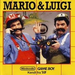 CD cover of the Danish Mario & Luigi album