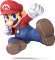 Artwork of Mario from Super Smash Bros. Ultimate
