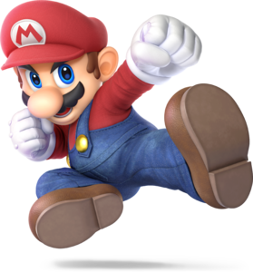 Artwork of Mario from Super Smash Bros. Ultimate