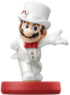 amiibo of Mario in his Super Mario Odyssey wedding outfit