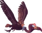 Artwork of a Necky from Donkey Kong Country