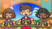 3 islanders giving the group Form Stones