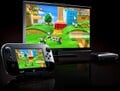 The game as displayed on a TV and the Wii U GamePad