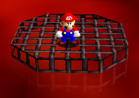 A Lava Lift in Super Mario 64