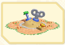 Menu Icon of the Lively Bloom Garden (Courtyard) decoration in Super Mario Bros. Wonder – Nintendo Switch 2 Edition + Meetup in Bellabel Park.