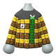 The "Blockstripe Shirt" Mii top