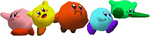 Official render of character colors in Super Smash Bros.
