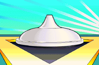 Shrine of the Book in Mario is Missing! (Macintosh).