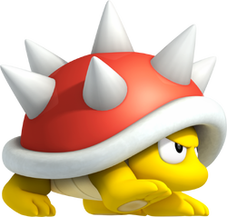 Spiny artwork from New Super Mario Bros. 2