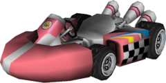 The model for Baby Peach's Standard Kart S from Mario Kart Wii
