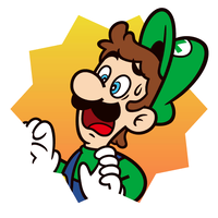 Sticker Luigi (sad) - Mario Party Superstars.png