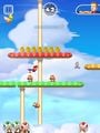 Mario vaulting over Goombas in Toad Rally