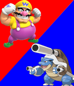 Wario Vs. Blastoise