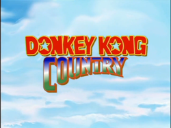 The title screen for the Donkey Kong Country TV show.