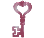 The heart key from Luigi's Mansion.