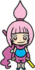 Kat Wario Kard sprite for WarioWare Gold