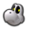 Dry Bones's head icon in Mario Kart 8 Deluxe.