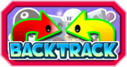 The logo for Backtrack in Mario Party 3