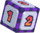 Artwork of a Cursed Dice Block in Mario Party Superstars