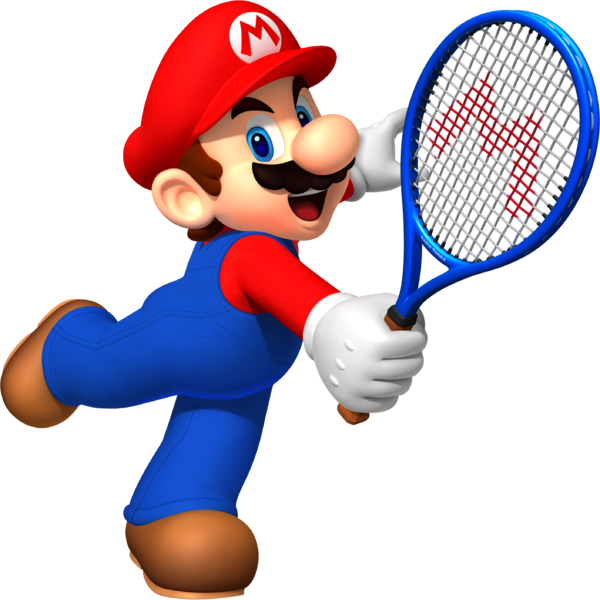 File:Mario Artwork - Mario Tennis Open.png