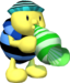 A Noki playing the conch in Super Mario Sunshine