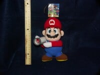 A plush of Mario.