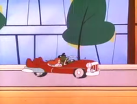 Kool Koopa driving the Koopillac with Princess Toadstool in tow in "Elvin Lives."