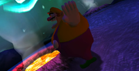 The Winter Windster fattens Wario