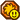 Sprite of the Close Call P badge in Paper Mario: The Thousand-Year Door.
