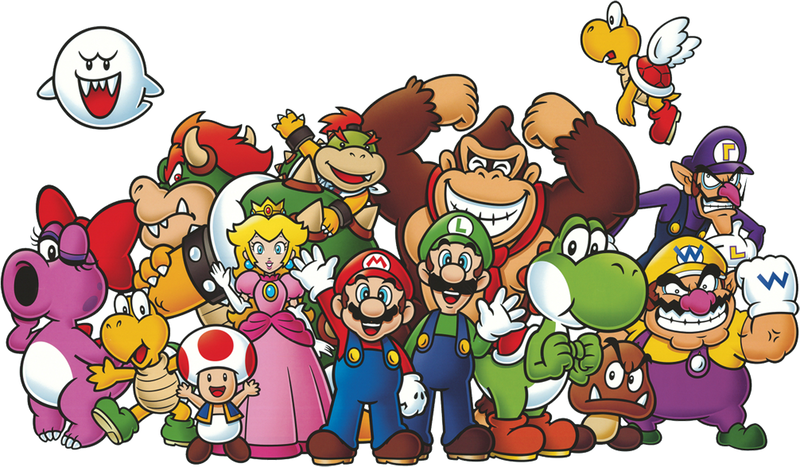 File:Club Nintendo Characters Poster.png