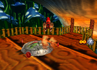 A Battle Arena Pad in Fungi Forest.