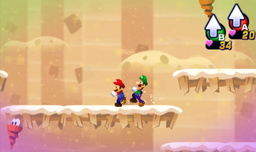 Dreamy Dozing Sands from Mario & Luigi: Dream Team.