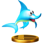 Enguarde trophy from Super Smash Bros. for Wii U