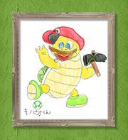 A captured Hammer Bro drawn by Kinopio-kun