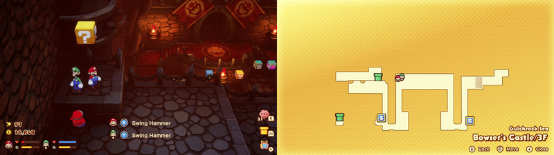 Block 10 in Wayaway Island from Mario & Luigi: Brothership