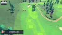 Hole 14 of Bonny Greens in Mario Golf: Super Rush.