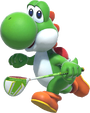 Artwork of Yoshi in Mario Golf: Super Rush